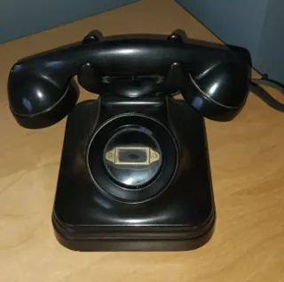 Teléfono Antiguo Baquelita Negro