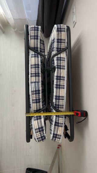 Cama plegable 80x180.