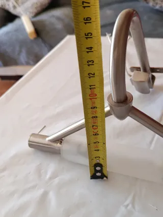 Aplique espejo metal y cristal