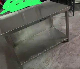 Tavolo in acciaio inossidabile 120x63x85