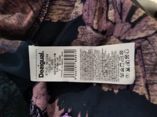 Vestido Desigual floral manga larga