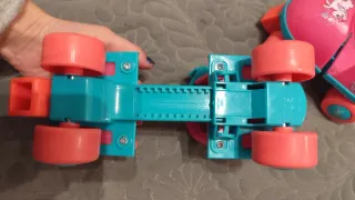 Patines infantiles rosas con unicornios