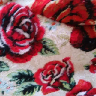 Giaccone floreale con cappuccio taglia 46