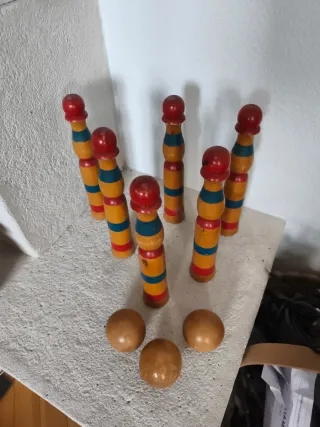 Gioco di Bocce in Legno