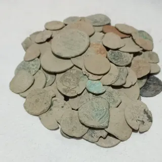 Lote 100 Monedas para limpiar