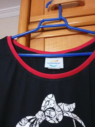 Camiseta Betty Boop Negra Manga Larga