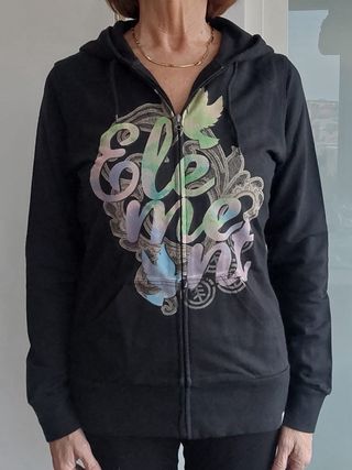 Felpa Element con cappuccio e zip