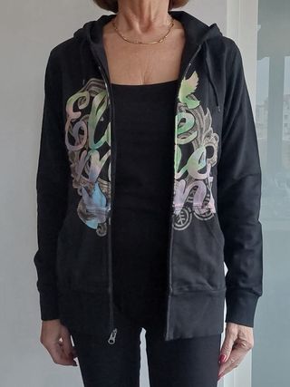 Felpa Element con cappuccio e zip