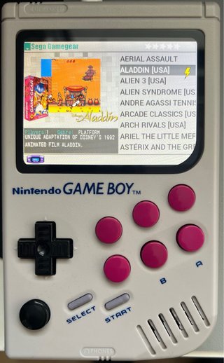 Consola Gameboy LCL Emulation Station Gris