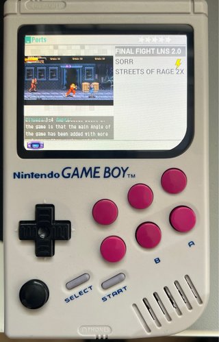 Consola Gameboy LCL Emulation Station Gris