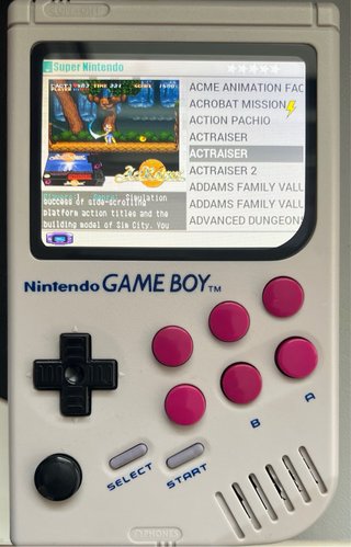 Consola Gameboy LCL Emulation Station Gris