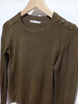 Jersey fino verde oliva,militar