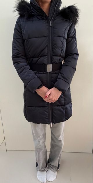 Abrigo plumífero mujer