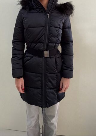 Abrigo plumífero mujer