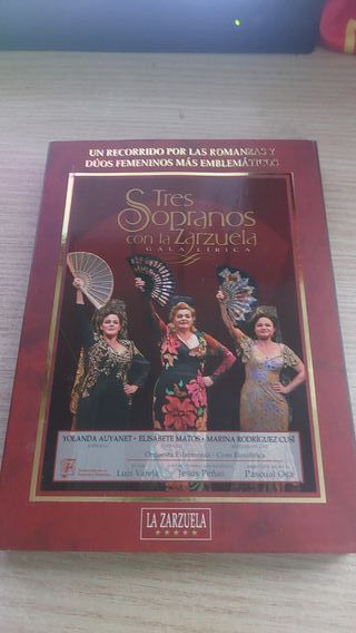 DVD Tres Sopranos con la Zarzuela Gala Lírica