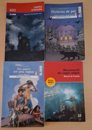 Lote de 4 libros juveniles en valeciano