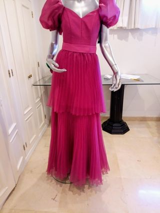 Vestido Ana Torres fiesta/madrina púrpura