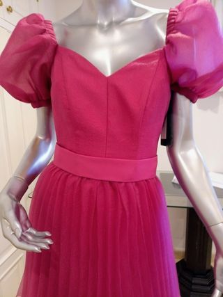 Vestido Ana Torres fiesta/madrina púrpura