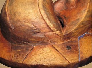 Antigua máscara África Ekpo Ibibio Ibio Eket 68 cm