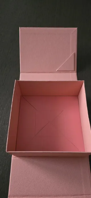 Scatola regalo Pandora rosa con fiocco (3 pz)