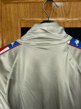 Chaqueta Kappa Anniston 222 Banda Vintage Gris