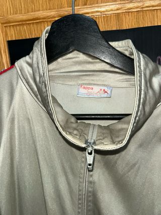 Chaqueta Kappa Anniston 222 Banda Vintage Gris