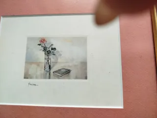 Cuadros Marnay Set 2 Marcos Madera Papel