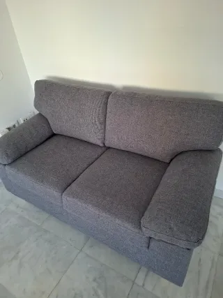 Sofá de 2 plazas gris