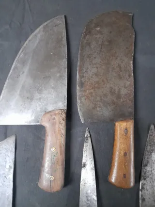 Antichi coltelli da macellaio