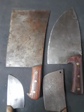 Antichi coltelli da macellaio