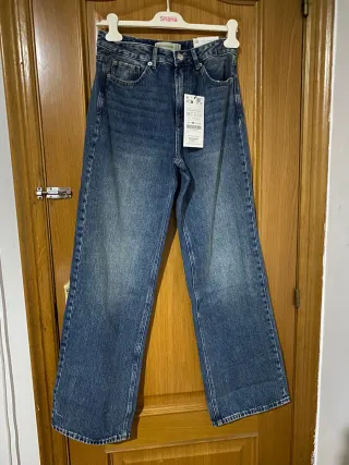 Pantalón vaquero ancho talla 38