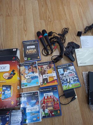 PACK PlayStation 2 + Singstar + Juegos