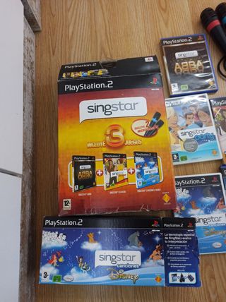 PACK PlayStation 2 + Singstar + Juegos