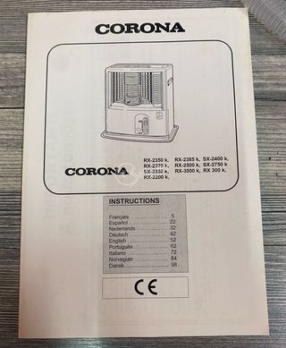 Stufa Corona RX 2500k Turbo