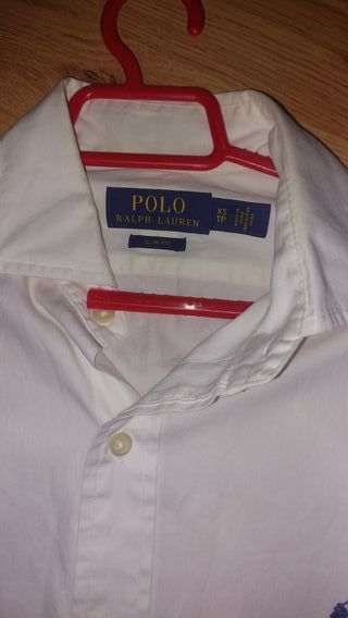 Camisa Polo Ralph Lauren Blanca
