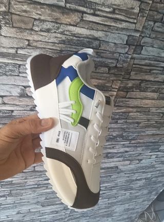 Sneakers Uomo Bianche Marroni