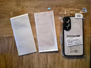 Set protezione S25 Edge cover+2 vetri