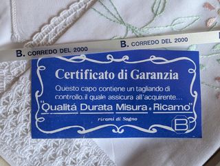 Tovaglia vintage ricamata a mano