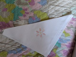 Tovaglia vintage ricamata a mano