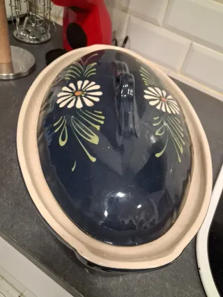 Exxlusiva terrina Alsaciana (Francia) Vintage Azul