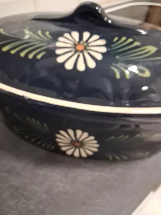 Exxlusiva terrina Alsaciana (Francia) Vintage Azul