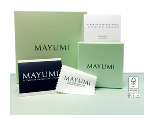 Collana 925 con perla nera 8 mm