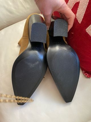 Botines Zara Ante Arena Talla 41