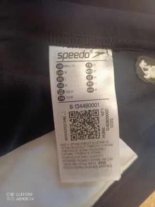 Bañador Speedo Negro Talla M
