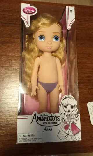 Muñeca Animators Aurora Disney, sin vestido