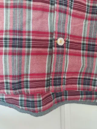 Camisa Tommy Hilfiger cuadros roja