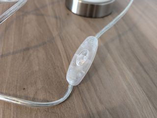 Lámpara mesita noche blanca