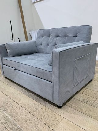 Sofá Cama Gris 132cm