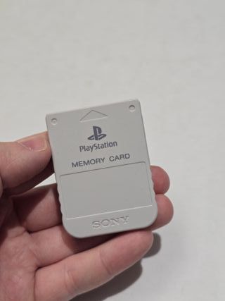 memory card ps1 gris claro Sony - memoria play1