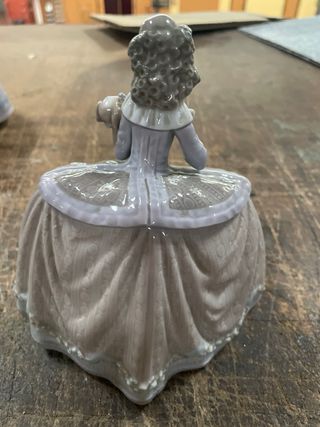 Figura Lladro Niña con Perro 15 cms